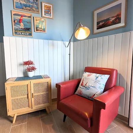 アパート Coralblu, Stylish Beachside Flat - Fast Wi-fi *